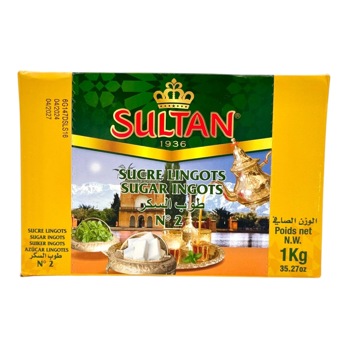 Sultan Moroccan Sugar Cubes Lingots 1kg