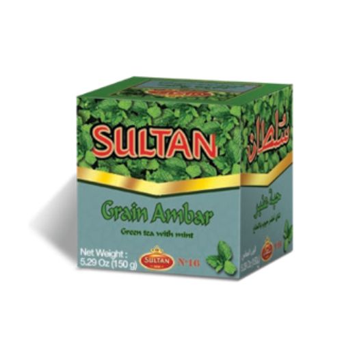 Moroccan Sultan Alanbar Green Tea Mint 200g