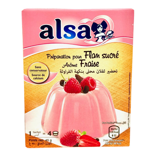 Alsa Strawberry Flan