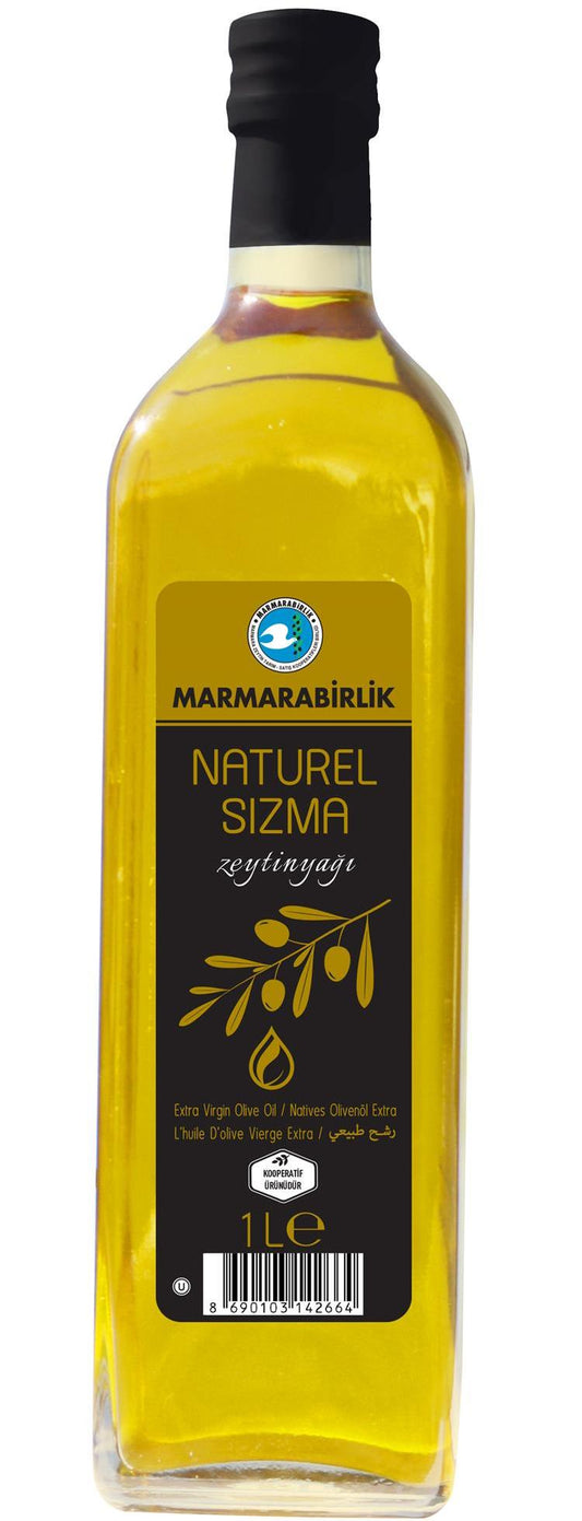 MB EXTRA VIRGIN OLIVE OIL 1LT GLAS..