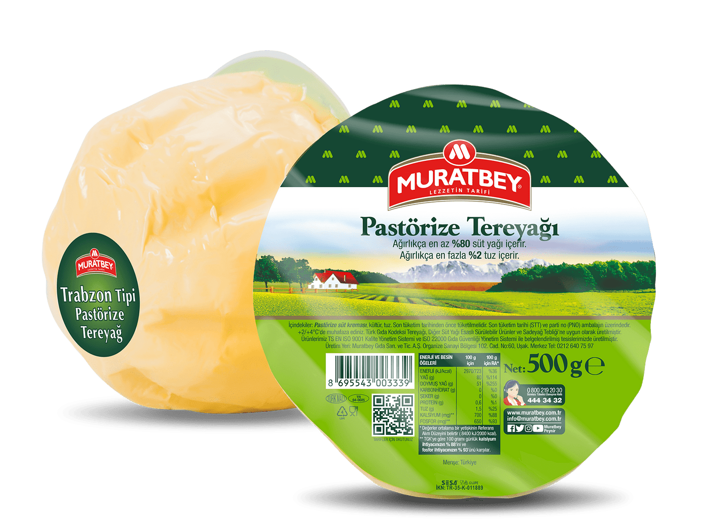 Muratbey Trabzon Typ Butter 500Gr