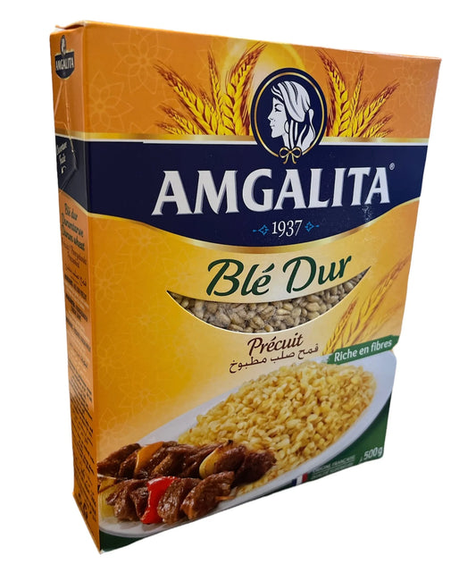 Amgalita Wheat Grains Natural Precooked  500g